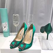 Manolo Blahnik Green Heels (2cm/5cm/7cm/10cm) - 3