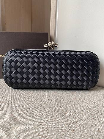 Bottega Veneta Knot Clutch Silver Bag