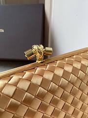 Bottega Veneta Gold Knot Clutch Bag - 2