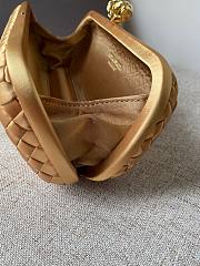 Bottega Veneta Gold Knot Clutch Bag - 3