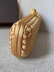 Bottega Veneta Gold Knot Clutch Bag - 6