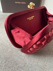 Bottega Veneta Red Knot Clutch Bag - 5