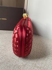 Bottega Veneta Red Knot Clutch Bag - 2