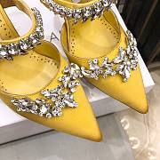 Manolo Blahnik Yellow Heeled Sandals - 2