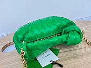 Bottega Veneta Mini Jodie Chain Hobo Green Woven Bag  - 5