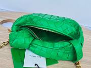 Bottega Veneta Mini Jodie Chain Hobo Green Woven Bag  - 2