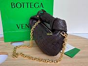 Bottega Veneta Mini Jodie Chain Hobo Brown Woven Bag - 3