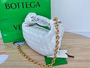 Bottega Veneta Mini Jodie Chain Hobo White Woven Bag - 6