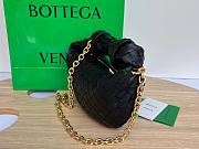 Bottega Veneta Mini Jodie Chain Hobo Black Woven Bag - 5