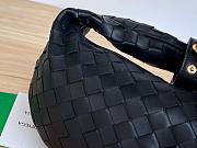 Bottega Veneta Mini Jodie Chain Hobo Black Woven Bag - 4