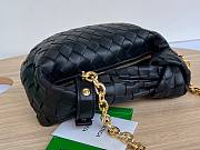 Bottega Veneta Mini Jodie Chain Hobo Black Woven Bag - 3