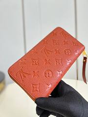 Louis Vuitton Long Orange Wallet - 4