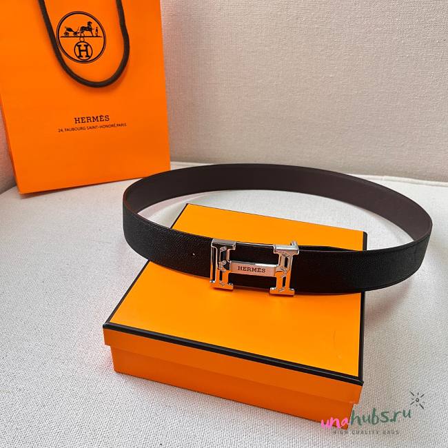 Hermes black belt 3.8cm - 1