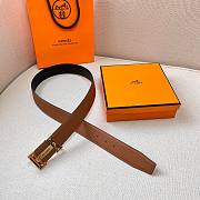 Hermes brown belt 3.8cm - 4