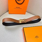 Hermes brown belt 3.8cm - 5