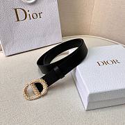 Dior black belt 3cm - 3