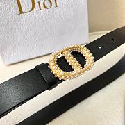 Dior black belt 3cm - 5
