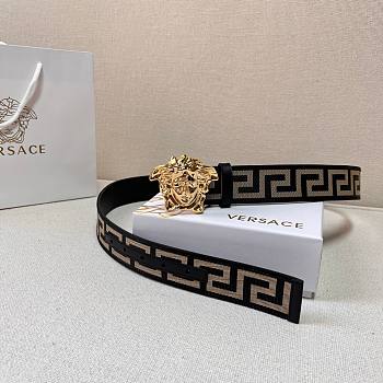 Versace black belt