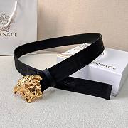 Versace black gold belt - 4