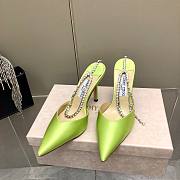 JIMMY CHOO Neon Saeda 100 Hotfix Heels - 3