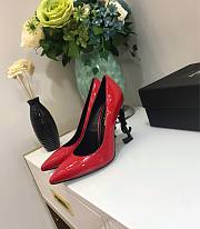 YSL Patent Red Heels 10cm - 5