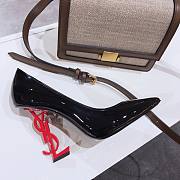 YSL Patent Black Heels 10cm - 4