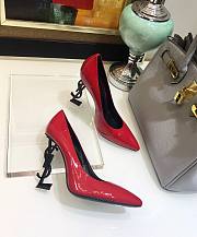 YSL Patent Red Heels 10cm - 1