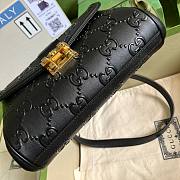 Gucci black medium GG shoulder bag - 5