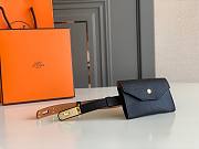 Hermes Kelly Pocket Black Belt - 1