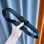 Hermes all black belt 3.2cm - 2