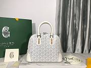 Goyard Sac Vendome White Canvas PM Bag - 1