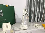 Goyard Sac Vendome White Canvas PM Bag - 6