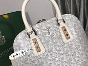 Goyard Sac Vendome White Canvas PM Bag - 5