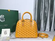 Goyard Sac Vendome Yellow Canvas PM Bag - 1