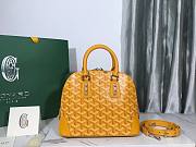 Goyard Sac Vendome Yellow Canvas PM Bag - 2