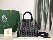 Goyard Sac Vendome Blue Canvas PM Bag - 1