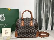 Goyard Sac Vendome Black Canvas PM Bag - 6