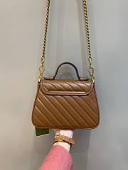 Gucci GG Marmont Small Beige Leather Bag 02 - 4