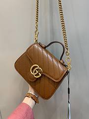 Gucci GG Marmont Small Beige Leather Bag 02 - 2