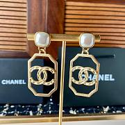 Chanel tag drop earings  - 6