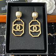 Chanel tag drop earings  - 4