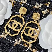 Chanel tag drop earings  - 2