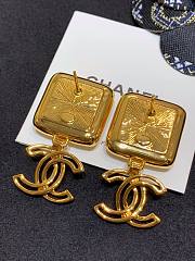 Chanel square pearl earings  - 6