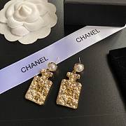 Chanel pearl tag drop earings  - 6