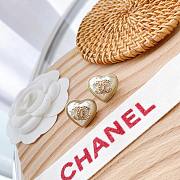 Chanel heart earings  - 4