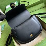 Gucci Embossed Leather Black leather shoulder bag  - 3