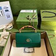 Gucci Diana mini green shoulder bag - 1