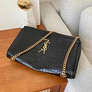 YSL Kate Medium Reversible Croc-Embossed Crossbody Bag - 2