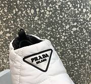 Prada padded nylon white short boot - 5