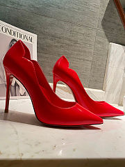 Louboutin Red Patent 100mm Heels - 3